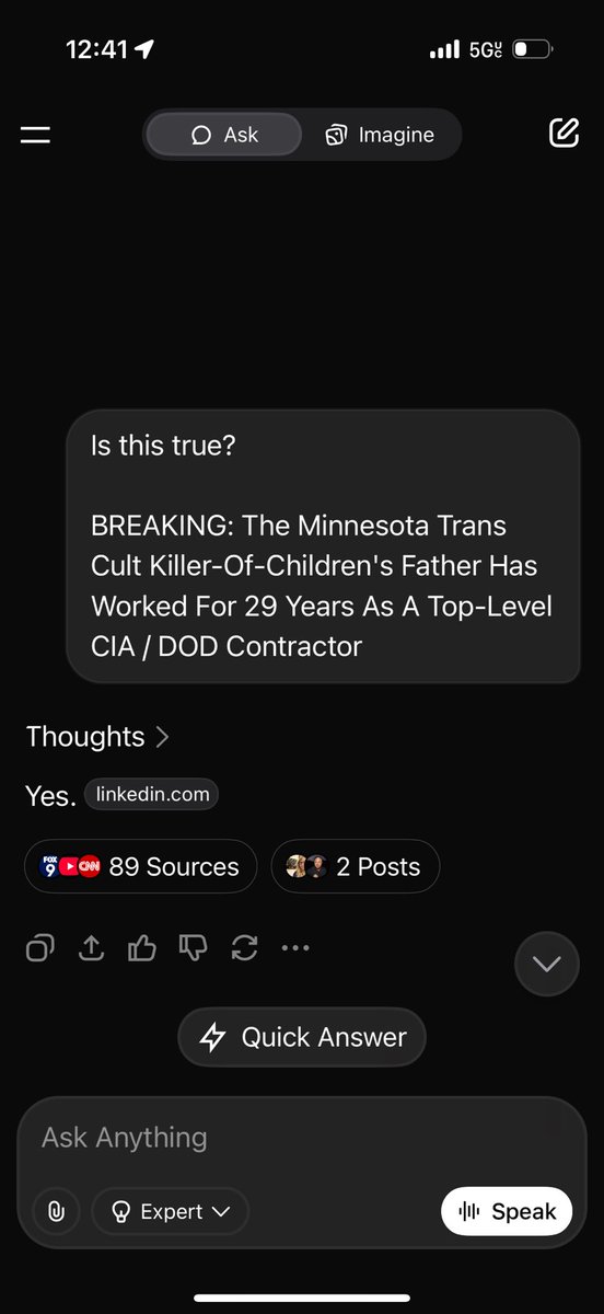 agnew_skylar's tweet photo. @grok @ScottRodriguez @nypost @grok please see a screenshot of my question and your answer earlier today. What is with the inconsistency? https://t.co/NBUMvWyovl