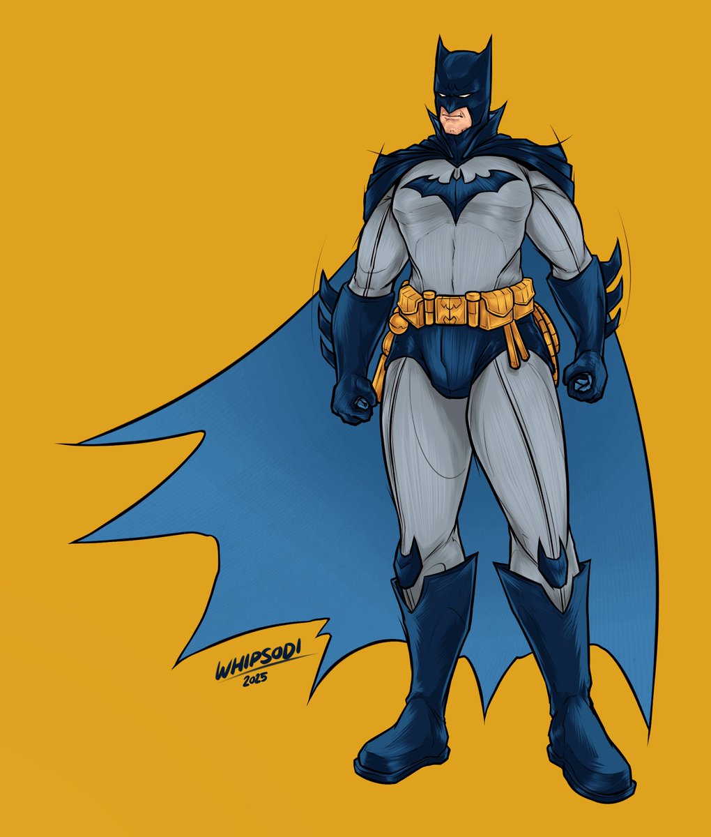 Simple recolor with the blue and yellow!
#dccomics #batman