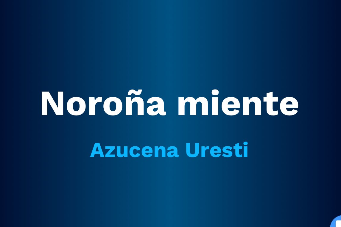 Noroña asegura que adquirió la propiedad mediante un crédito bancario: ¿cuál banco?, ¿bajo qué esquema?, ¿cuánto paga al mes y por cuánto tiempo?, ¿cuál fue el enganche y la tasa de interés? ¿Cómo piensa seguir pagando al término de su carrera política?

eluniversal.com.mx/opinion/azucen…