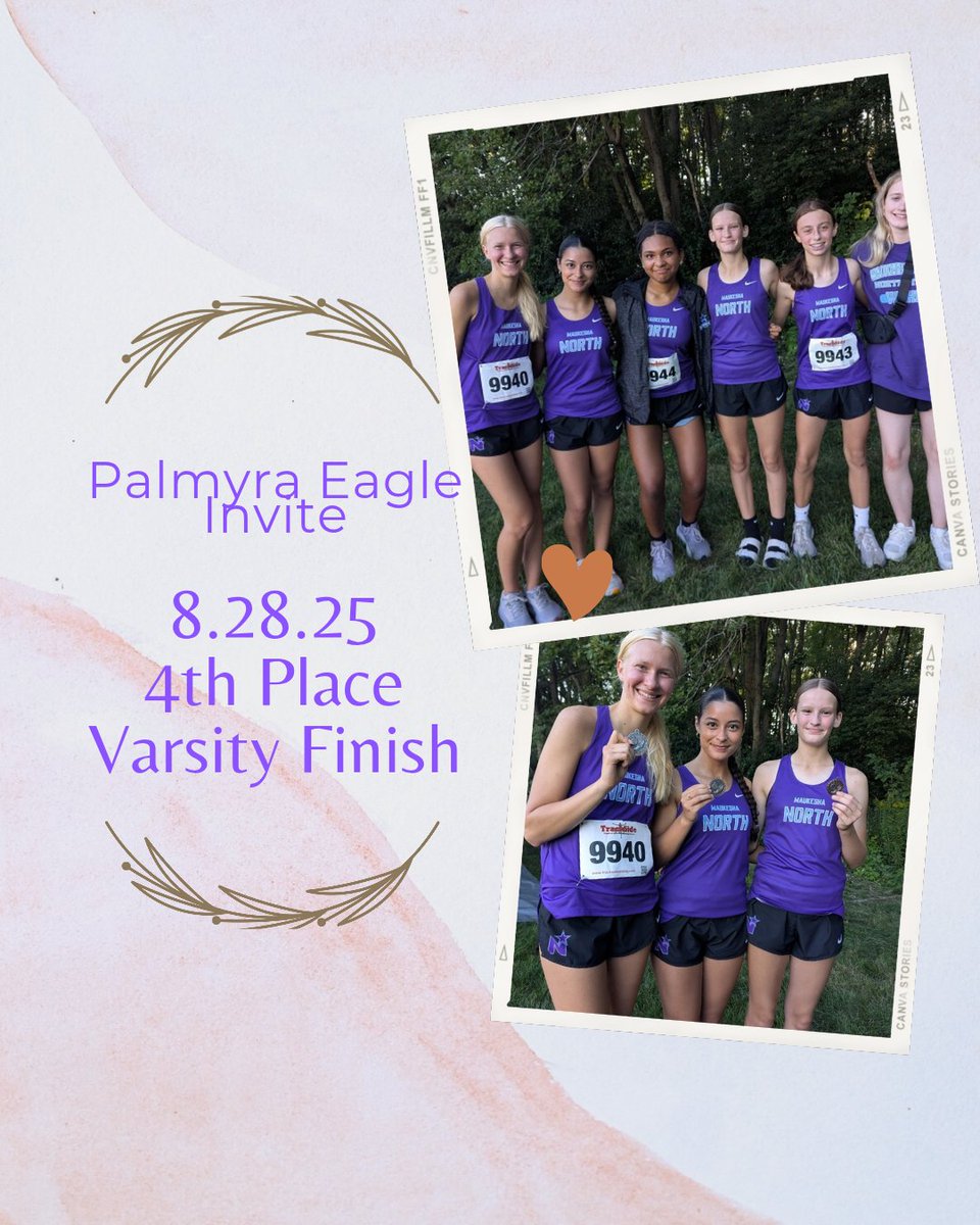 The <a href="/WaukeshaNorth1/">Waukesha North HS</a> women's CC team had a great first meet! Congrats runners!