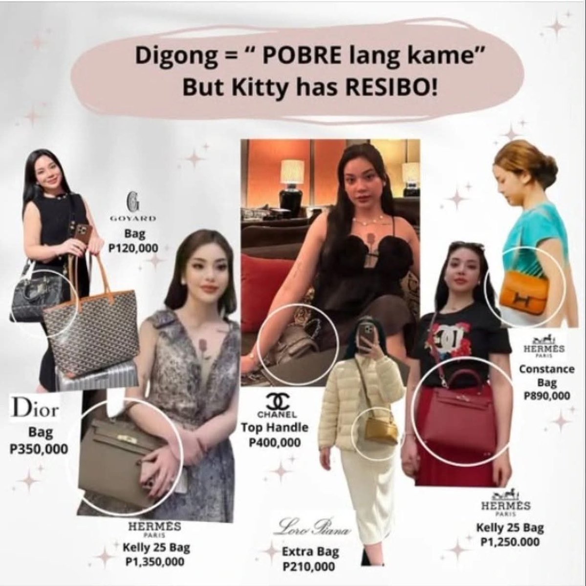 bobbyvaldez (@bobbyva62808098) on Twitter photo <a href="/GemoraAudie/">Audie Gemora</a> Someone should write an open letter to Hermes/Birkin, Dior, etc on calling their attention to the selling of their products to people like the Dutertes who flaunt their products in a sick, perverted fashion from theft, drugs and blood. There are tons of social media posts of them <a href="/GemoraAudie/">Audie Gemora</a> Someone should write an open letter to Hermes/Birkin, Dior, etc on calling their attention to the selling of their products to people like the Dutertes who flaunt their products in a sick, perverted fashion from theft, drugs and blood. There are tons of social media posts of them