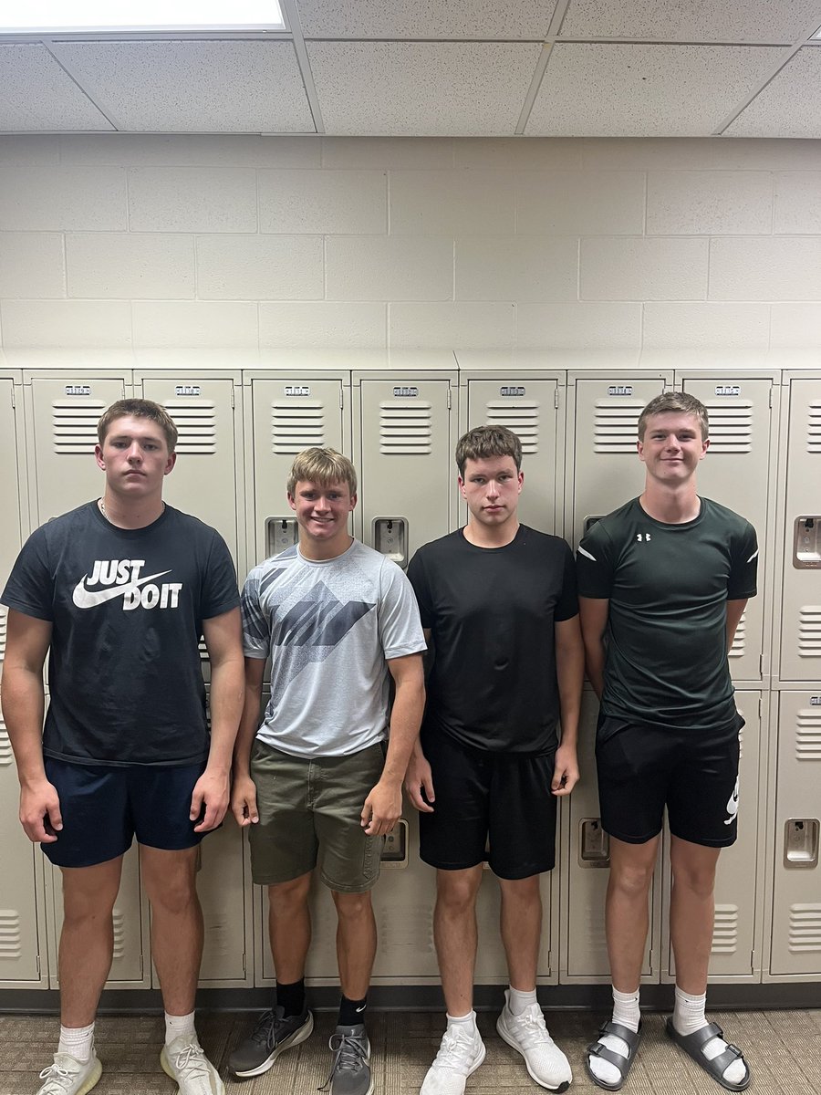 NorthernCassFB's tweet image. Our award winners from last weeks game! 

Big Play - Brooks Crockett
Big Hit - Trever Lee
Big Future - Trystyn Summerfield
Big Special - Hunter Kemmet

Pancake Paddle - Kayden Williams