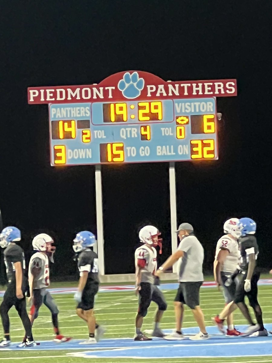 JV with the win over South Stanly! <a href="/AGHoulihan/">Andrew G. Houlihan</a> <a href="/UCPSNCAthletics/">UCPS NC Athletics</a> <a href="/PiedmontHighATC/">PHS AthleticTraining</a> <a href="/PiedmontHSNC/">Piedmont High School</a> <a href="/piedmontHighBC/">Piedmont High Athletic Booster Club</a> <a href="/DylanStamey_PHS/">Dylan Stamey</a>