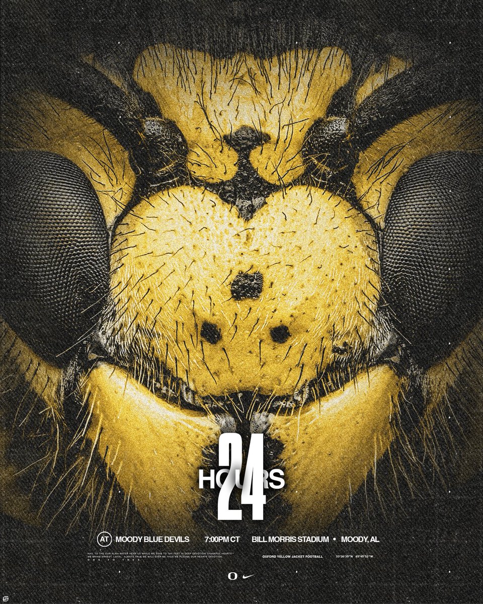Oxford High School Football (@oldgoldfb) on Twitter photo Yellow Jackets. Blue Devils. 24 HOURS⏳ Yellow Jackets. Blue Devils. 24 HOURS⏳
