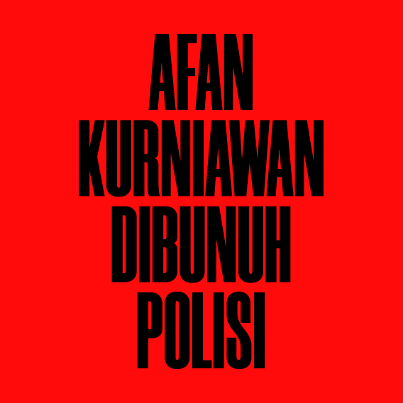 dustclavier's tweet image. kita ingat baik-baik: afan kurniawan dibunuh polisi.