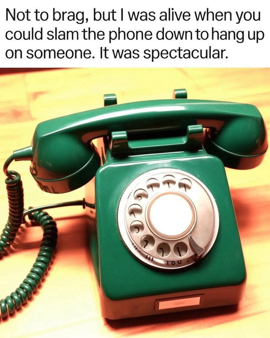 ebert_ann's tweet photo. What a satisfying feeling.  Too bad many will never understand why!  
#PhoneTherapy #SimplerTimes https://t.co/ccb8c7bpul