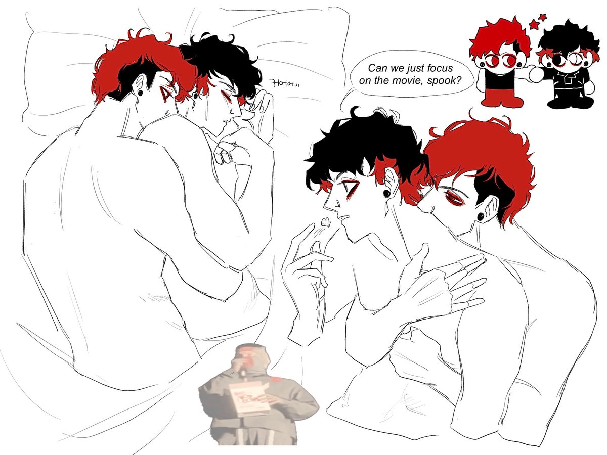 #spookcest 
big spoon little spoon that thing