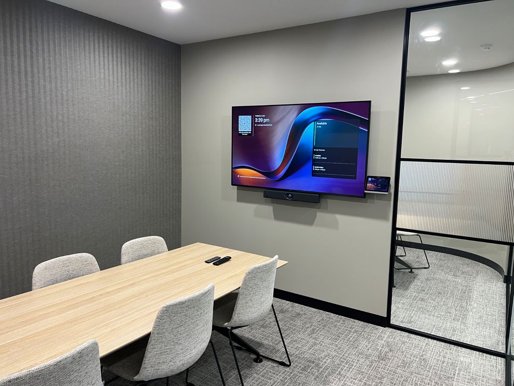 3monkeysav's tweet photo. 🎉 Completed Project | AV + VC Fitout 🎉
We delivered a full audio visual &amp; video conferencing solution for our client’s new premises. The project included Microsoft Teams Rooms across multiple spaces with Yealink bars, LG displays, touchscreens &amp; wireless presentation options. https://t.co/Td3VYDEUXZ