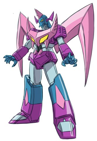「昔描いた悪のザンボエース ガイゾックがザンボットのデータを使い作り出したとかそん」|にーやんのイラスト