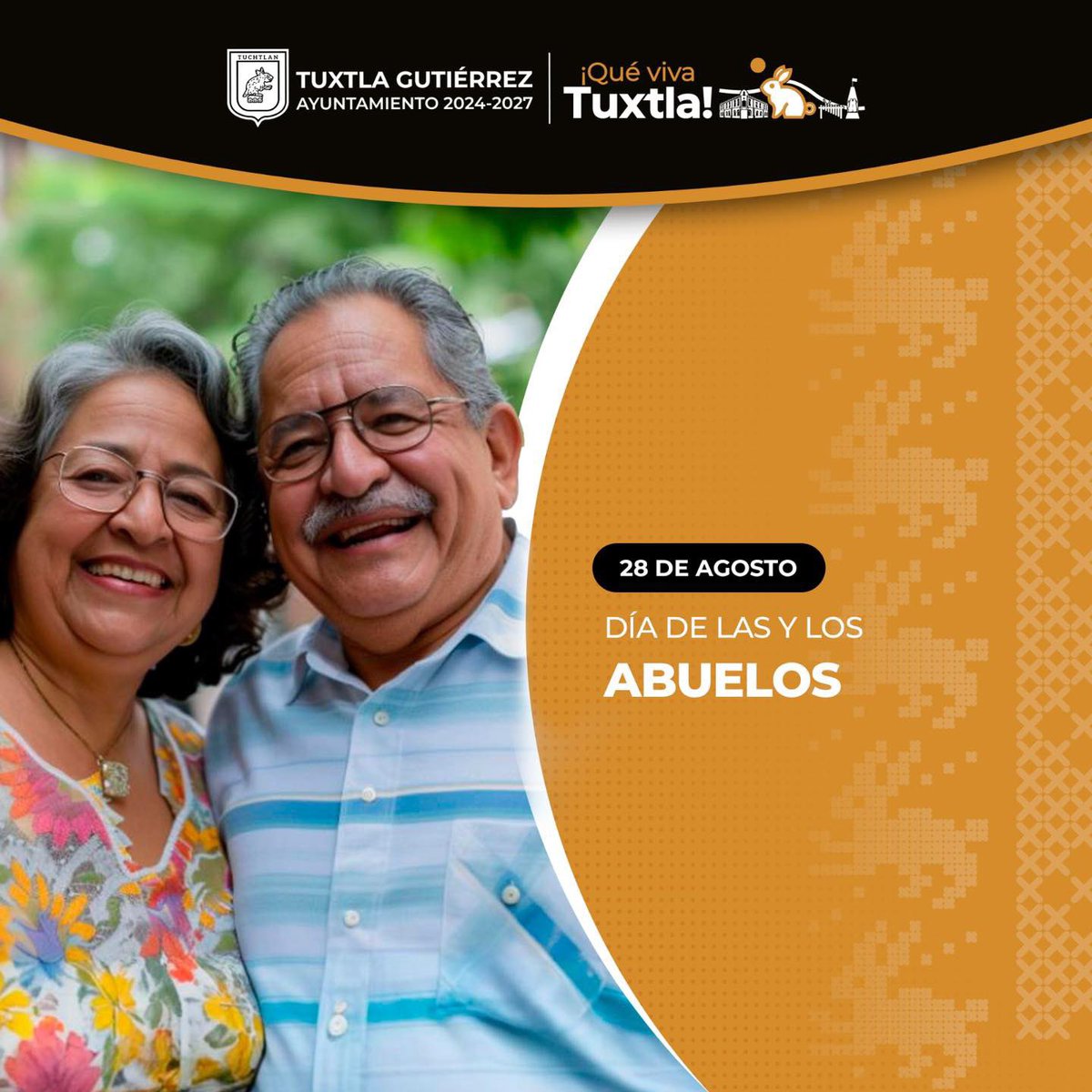 👵👴 28 de agosto | Día de las y los Abuelos

Hoy reconocemos con gratitud y cariño a quienes con su experiencia, amor y enseñanzas han contribuido a formar generaciones con valores y fortaleza.