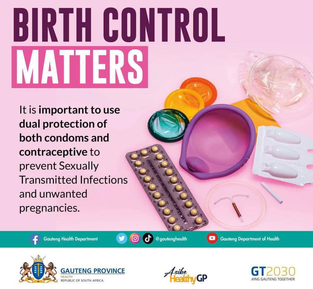 Birth control matters 

#AsibeHealthyGP #ChekaImpilo