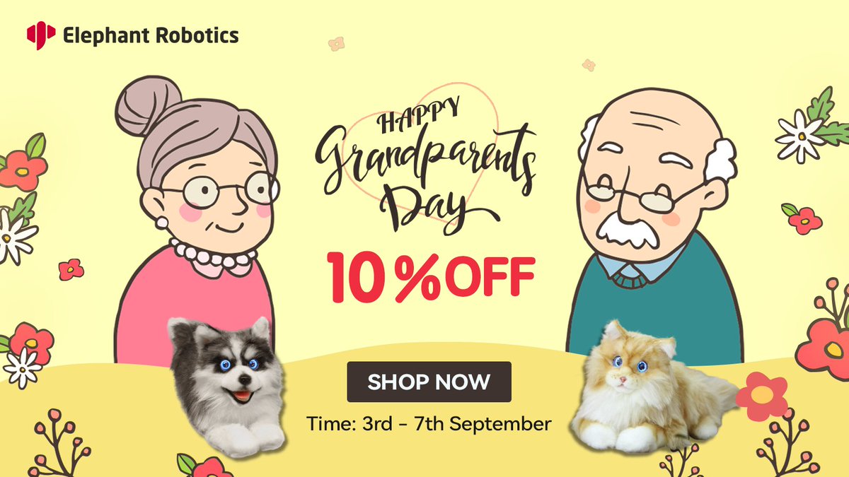meta_Robotics's tweet image. This Grandparents Day, give the gift of companionship. ❤️ 
Our metaCat &amp;amp; metaDog provide all the purrs and cuddles, with none of the hassle. To celebrate, get 10% OFF now through Sept 7th!

linktr.ee/metaanimal

#GrandparentsDay #GiftOfCompanionship #metaCat #metaDog #Sale