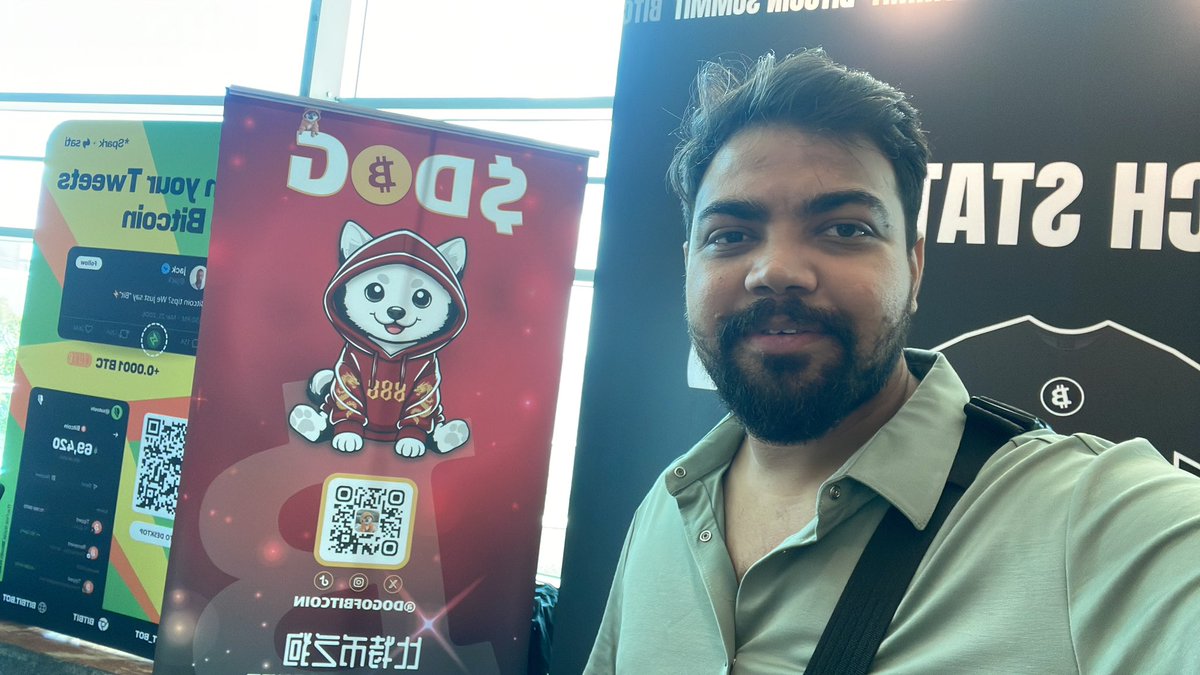UmeshSharma_US's tweet photo. @DogOfBitcoin to the moon…… @btc_summit @BitcoinConfAsia https://t.co/S7JIJ18DFi