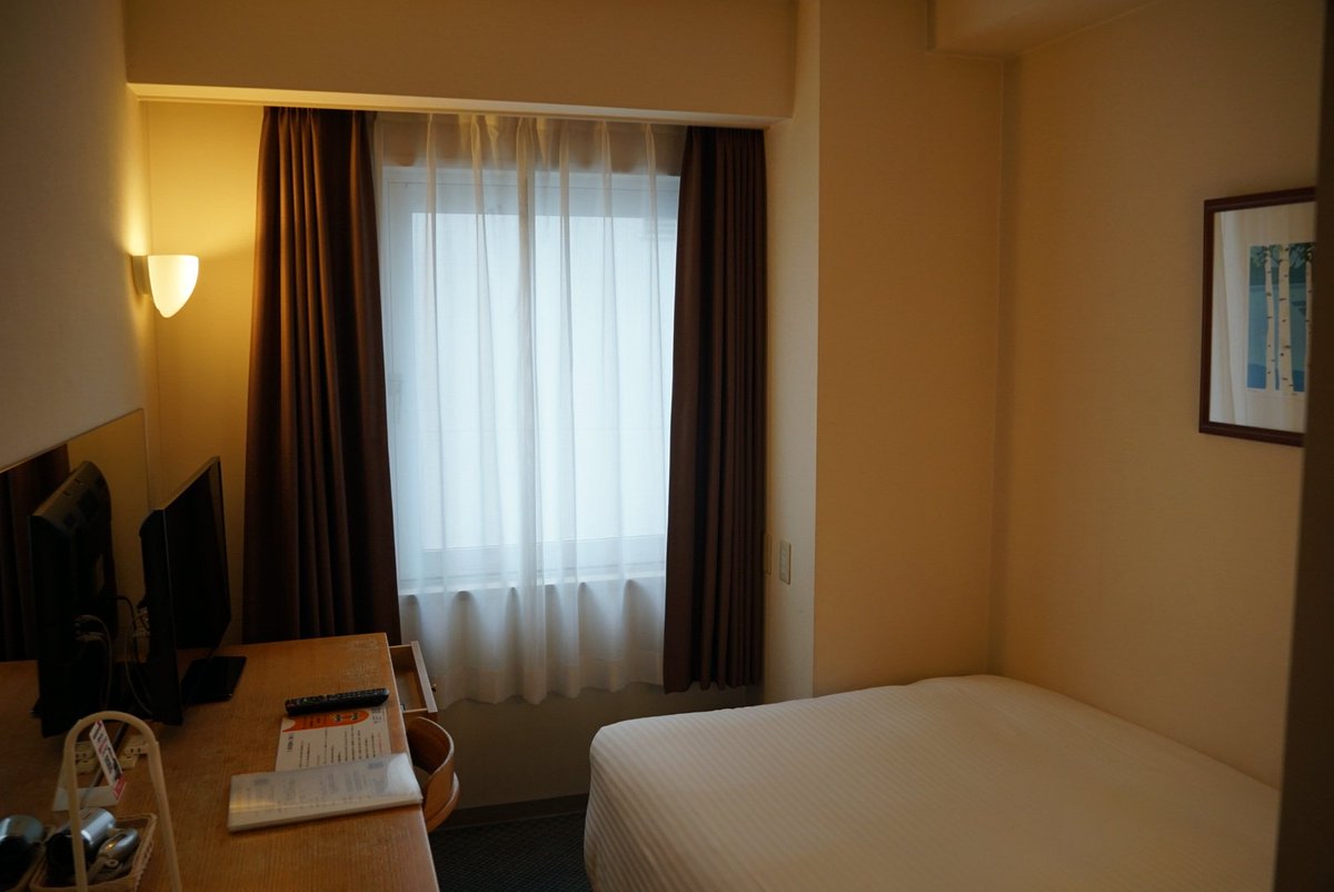 スマイルホテル苫小牧にチェックイン。