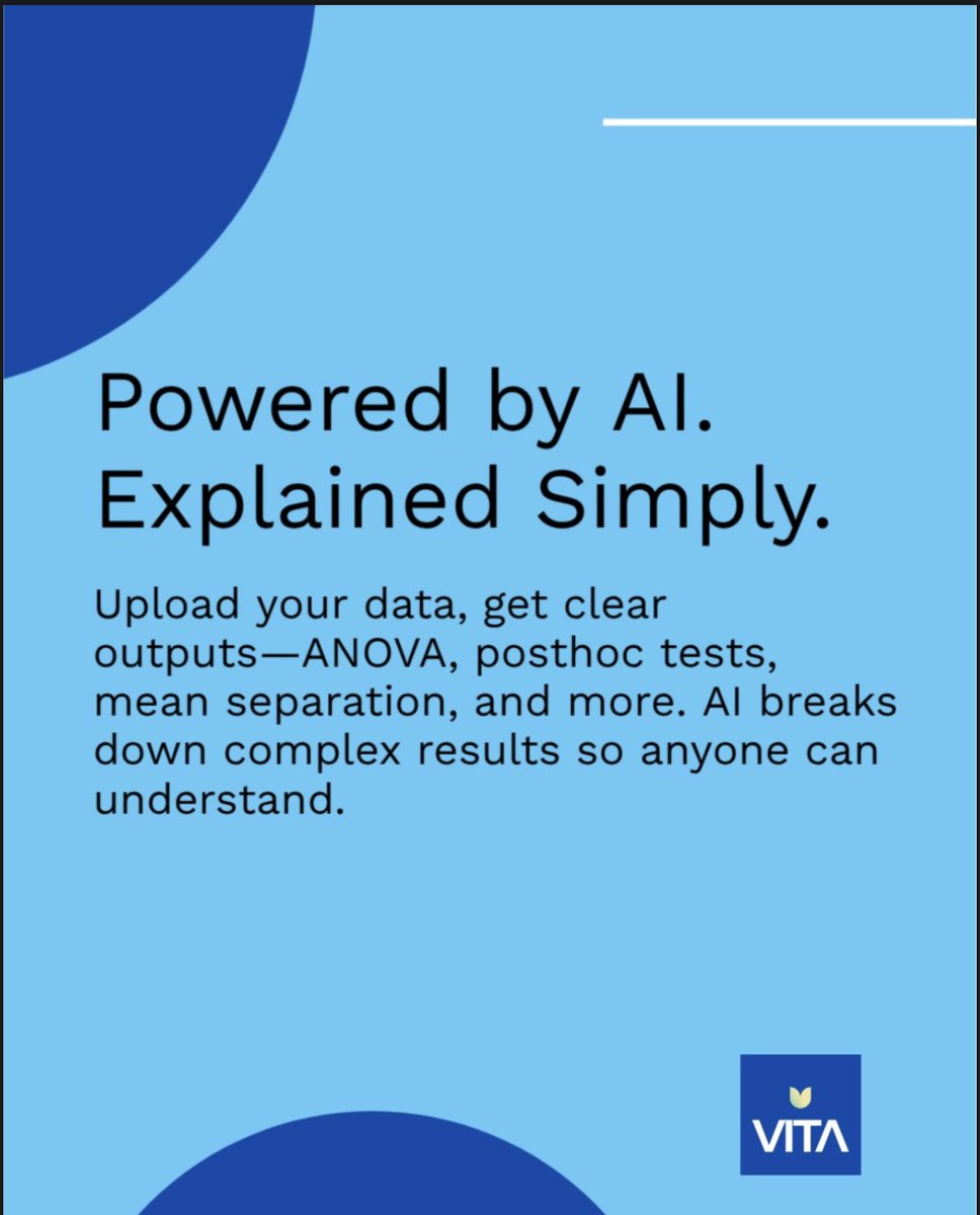 chloropy's tweet photo. AI didn’t take my job—I taught it to do the boring stuff.
Analyzing field trial data season after season can get repetitive. To make it easier, I built two web apps—VITA and INSIO—that handle the heavy lifting. #AI #statistics #agtech https://t.co/zHgX2Spr8e