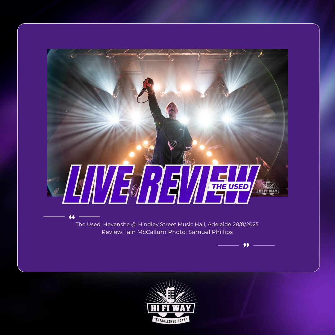 HiFiWay (@hifiwaypopchron) on Twitter photo .<a href="/WeAreTheUsed/">The Used</a> <a href="/destroyalllines/">Destroy All Lines</a> "They’re  always bigger, bolder and badder than the originals. More toys to play  with, more road miles under the hood and more problems to write about. For The Used, it’s In Love And Death, the sophomore masterpiece, and it’s 2004 all over." .<a href="/WeAreTheUsed/">The Used</a> <a href="/destroyalllines/">Destroy All Lines</a> "They’re  always bigger, bolder and badder than the originals. More toys to play  with, more road miles under the hood and more problems to write about. For The Used, it’s In Love And Death, the sophomore masterpiece, and it’s 2004 all over."