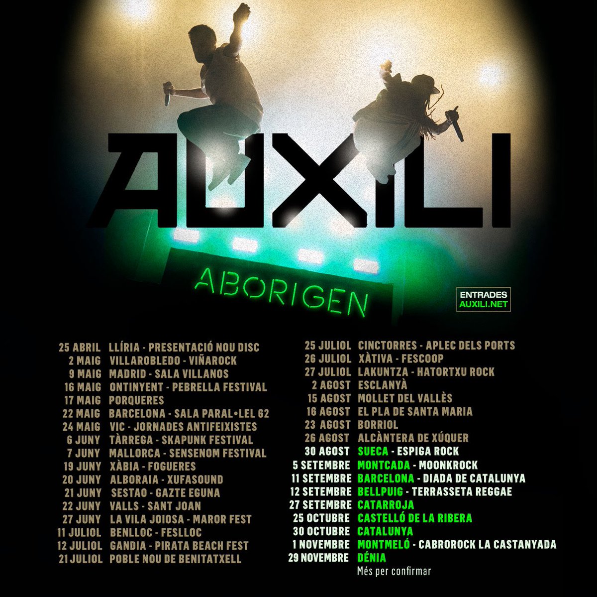 Auxili_Band's tweet image. La #GiraAborigen no para i l’estiu no s’acaba!