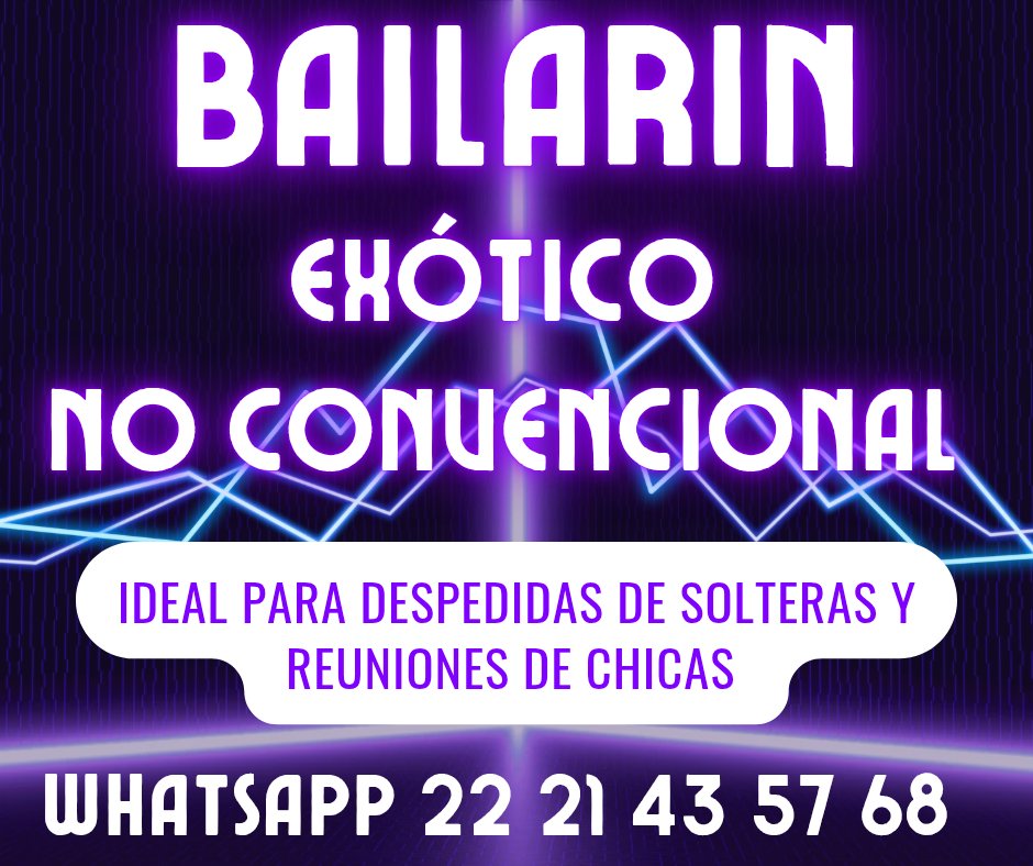 Se aproxima una despedida de soltera o simplemente una reunión de solo chicas?
Conozcan el nuevo concepto de entretenimiento para ustedes, pide más información y el video de muestra por WhatsApp, NO es un modelo pero tiene bueno lo importante 🍆