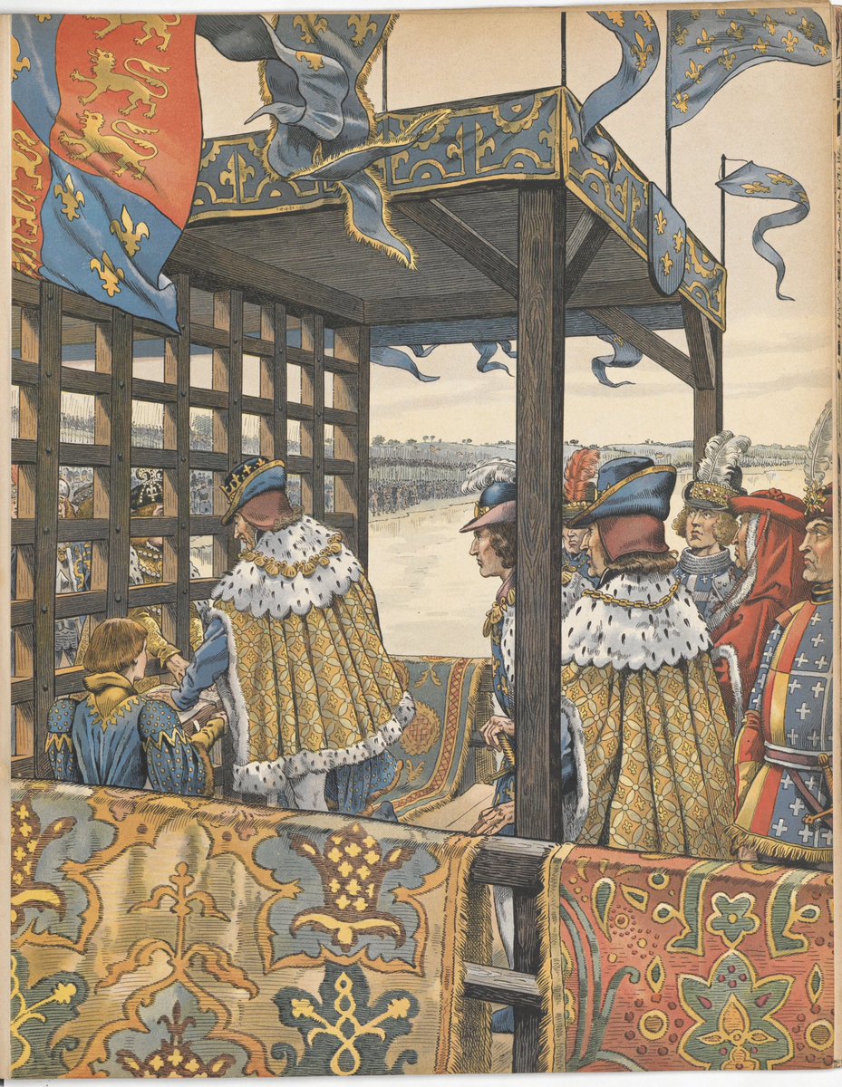 Il y a 550 ans, les rois de France et d’Angleterre concluaient le traité de Picquigny. 👇🧵