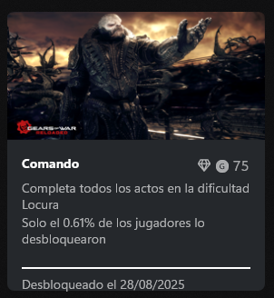 #GearsOfWarReloaded terminado una vez mas, como pez en el agua... 7 hrs en modo locura... Gracias tío <a href="/XboxMexico/">Xbox México</a> por esta joyita.