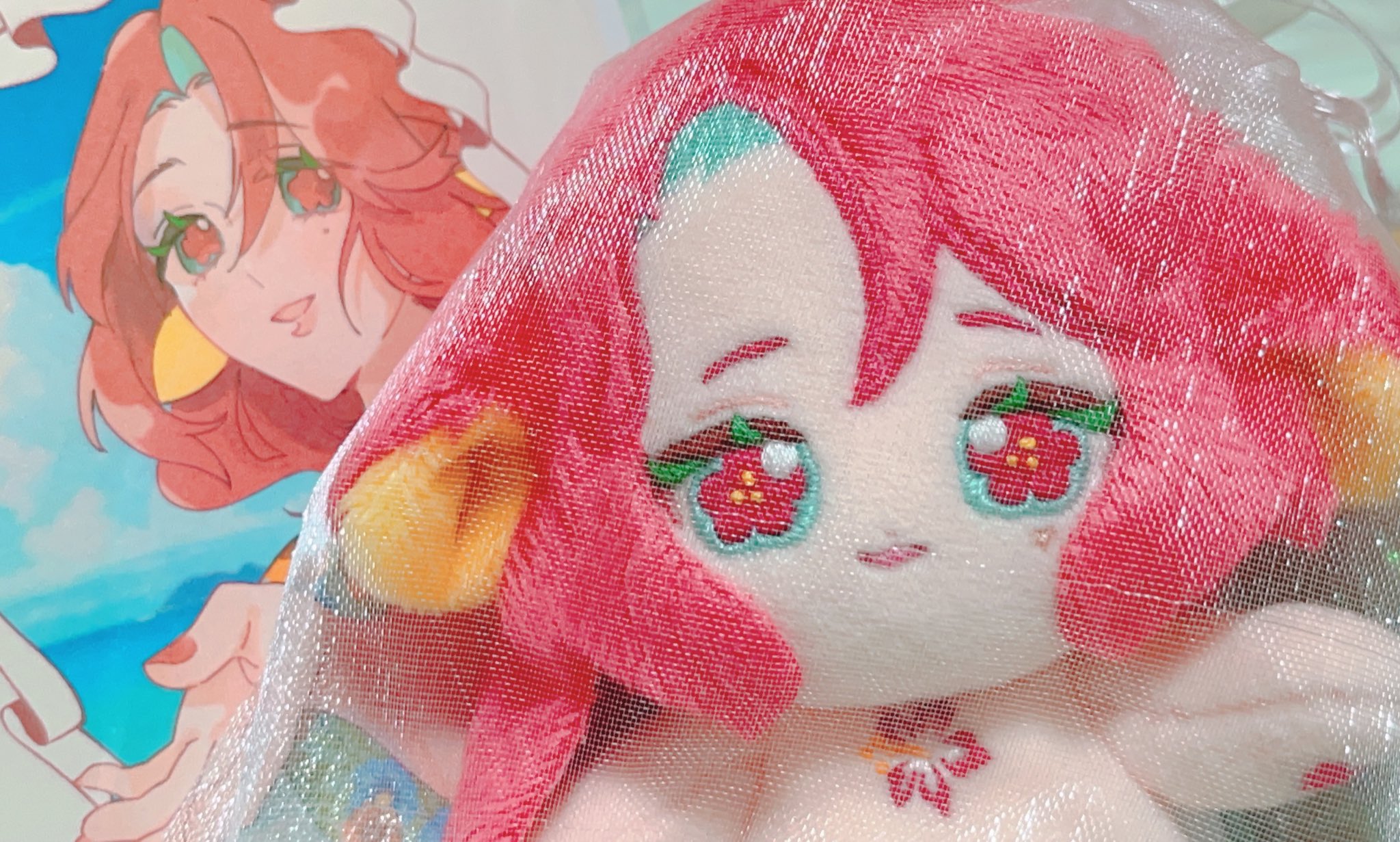 10cm 自作ぬいぐるみ　しらたまあんみつ 10cm 自作ぬいぐるみ しらたまあんみつ しらたま (@shiratamrmr) / X