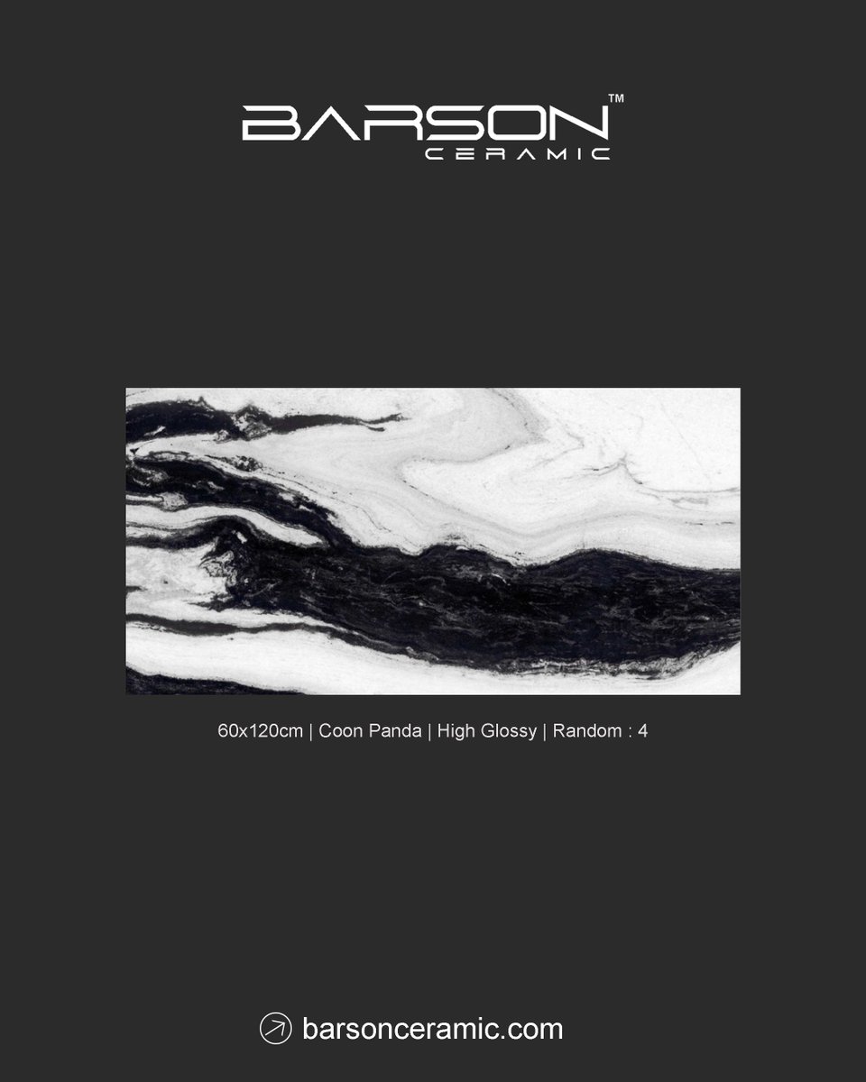Barsonceramic's tweet image. Transform your bathroom into a luxurious retreat with 𝗖𝗼𝗼𝗻 𝗣𝗮𝗻𝗱𝗮 𝗛𝗶𝗴𝗵 𝗚𝗹𝗼𝘀𝘀𝘆 𝟲𝟬𝘅𝟭𝟮𝟬𝗰𝗺 𝘁𝗶𝗹𝗲𝘀 𝗯𝘆 𝗕𝗮𝗿𝘀𝗼𝗻 𝗖𝗲𝗿𝗮𝗺𝗶𝗰.  #ModernBathroom #TileDesign #HomeDecor #60x120Tiles #InteriorDesign
#BathroomGoals #LuxuryBathroom #BathroomIdeas