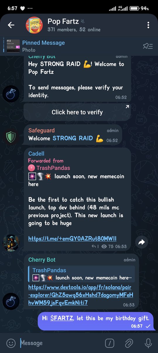 Captain_Rago's tweet photo. @PopFartz_ Appreciate the giveaway! Let this be my birthday present🙏 Dropping my $SOL for entry:
3RvQDzAW9mvoFJzLQ6XYTWtuu91c2MFoKzQryb4sJZZp
Good luck everyone! 🍀 #SOL #Giveaway #FARTZ
@babsonabdu2686
@garybnb1 https://t.co/RGQrFecDPM
