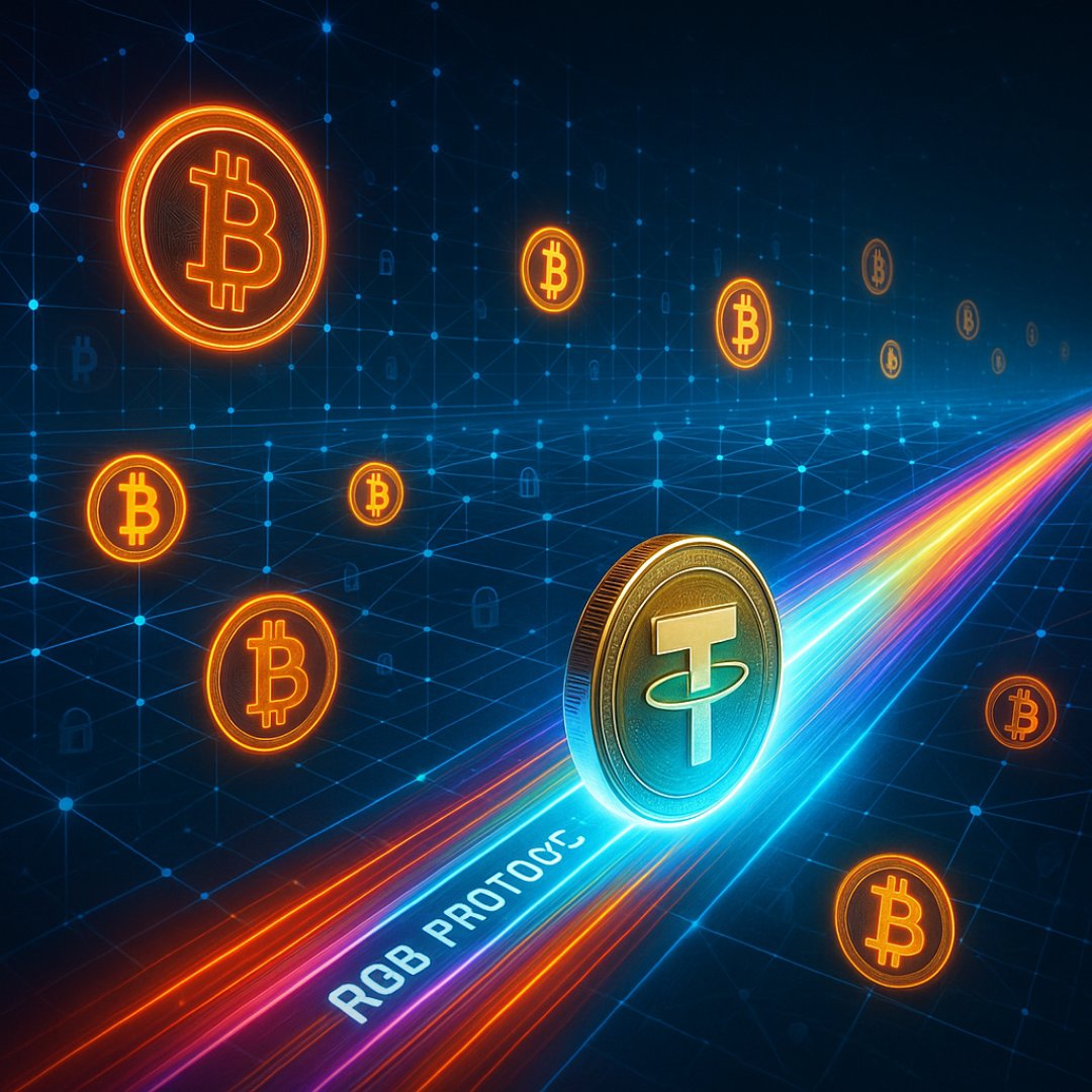 UniverseOfWeb3's tweet image. 𝐔𝐒𝐃𝐓 𝐣𝐮𝐬𝐭 𝐠𝐨𝐭 𝐚 𝐁𝐢𝐭𝐜𝐨𝐢𝐧 𝐛𝐚𝐜𝐤𝐛𝐨𝐧𝐞.💥 
Tether’s move to RGB Protocol is a game-changer for speed, privacy &amp;amp; adoption.

𝐑𝐞𝐚𝐝 𝐡𝐞𝐫𝐞 𝐦𝐨𝐫𝐞: tinyurl.com/3jfv7cex

#web3universe #csharp #tether #cryptonews 
#Bitcoin #RGBProtocol #USDT #CryptoShift