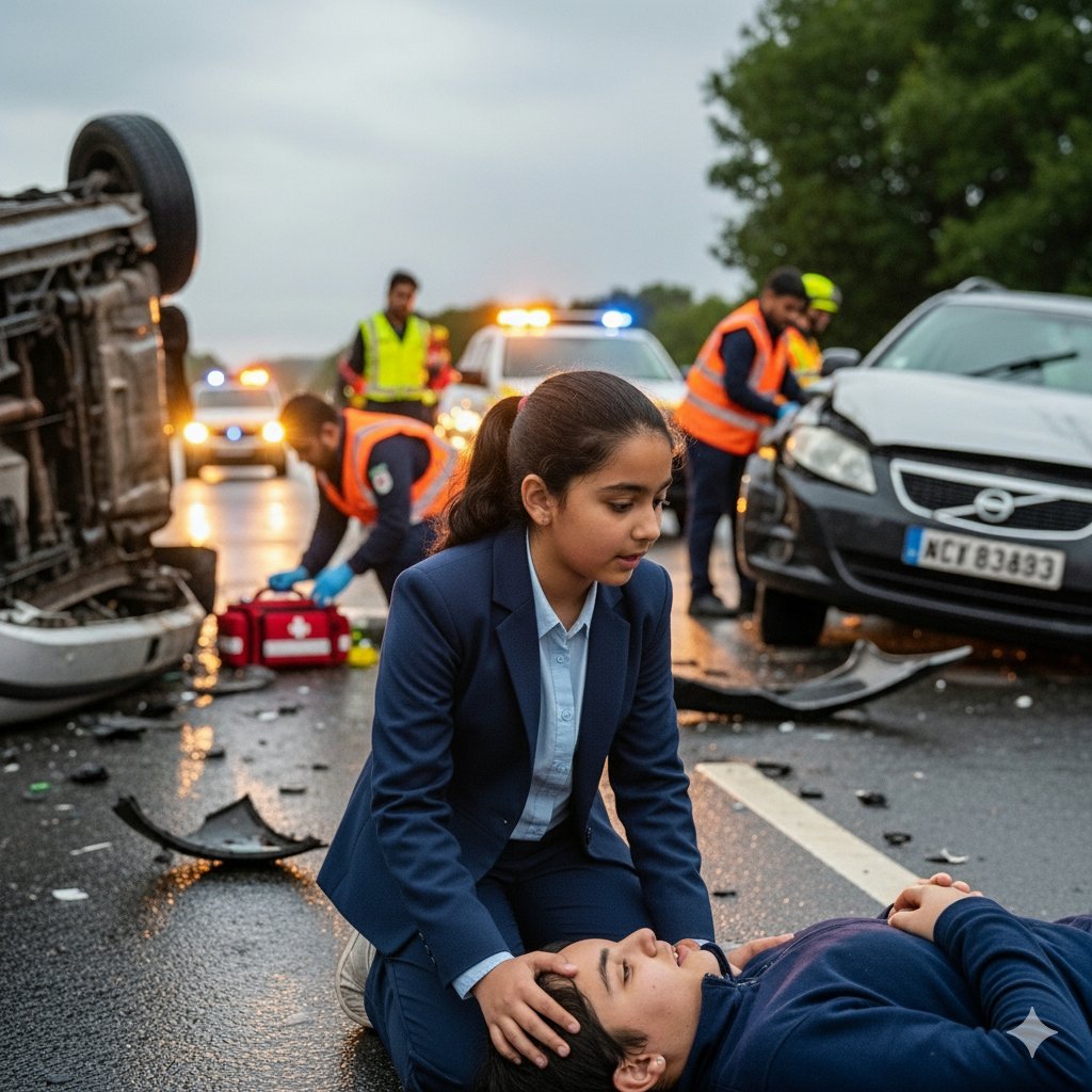 दूसरों को पाठ पढ़ाते पढ़ाते खुद पुलिस महकमा ही मंदबुद्धि जैसी हरकतें करने लगा है....फर्राटा भरते बाइकर्स गैंग और अपराधी को पकड़ने के लिए जगह-जगह लगाये गए बैरिकेड्स आम आदमी की जान के लिए खतरा बन रहे हैं!  प्रेरित करती कहानी

#अँधेरे_में_चमकती_उम्मीद-- By Anupam Chauhan 

रात गहरी