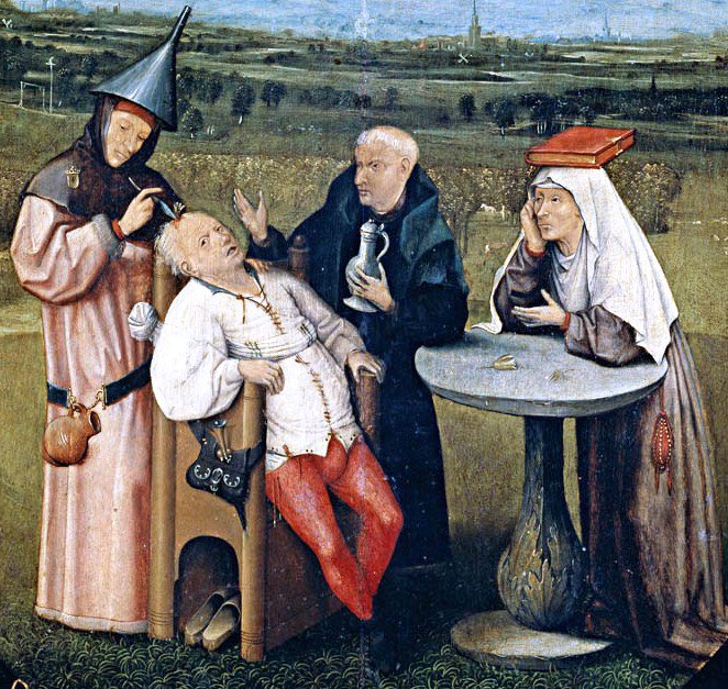 byronicshawty's tweet image. how to become the surgeon from Hieronymus Bosch&apos;s The Extraction of the Stone of Folly wikihow updated 2025