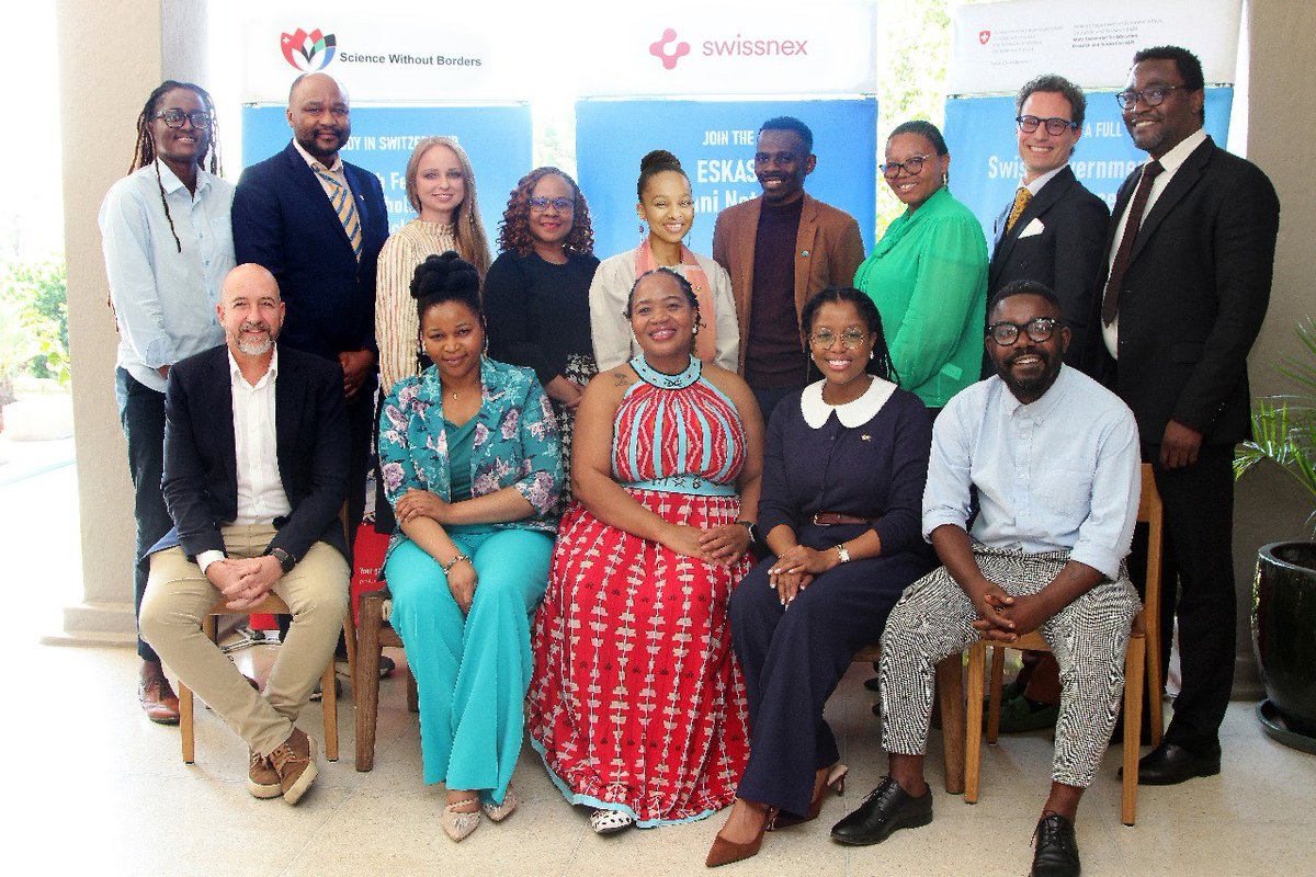 Switzerland_SA's tweet photo. ๐The 3rd #ESKAS Alumni & 2025 Awardees Networking Event brought scholars together in #Pretoria to celebrate #SAExcellence, in research, & collaboration! ๐จ๐ญ๐ค๐ฟ๐ฆ
In support of #swissnex & @seri_chโs global mission.
#AcademicDiplomacy #InternationalEducation https://t.co/tp8M89FGsH