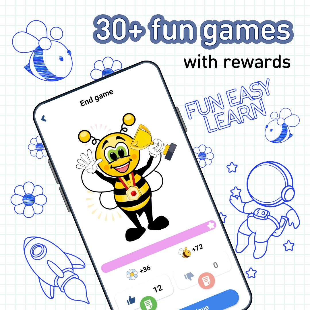FunEasyLearn's tweet image. ✏️Ready to get #backtoschool?
Take #FunEasyLearn with you!🐝
Our #languagelearning app has:
🔸 Logically structured content
🔸 School-aligned topics & levels
🔸 Smart features & modes
Join now:
📲 Android - bit.ly/FEL-Android
📲 iOS - bit.ly/FEL-iOSapp