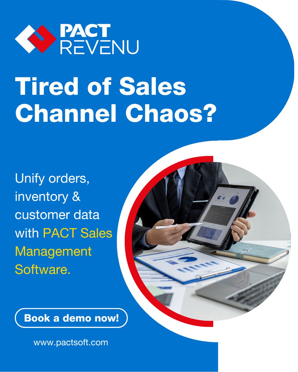 pacterpsolution's tweet image. Juggling eCom, retail & distribution?
Stop the chaos.
📦 Real-time inventory
📊 Unified customer data
🛒 Seamless order management
PACT Sales Management Software brings all your sales under one roof.
👉 pactsoft.ae/modules/sales-…
#ERP #SalesManagement #eCommerceIntegration