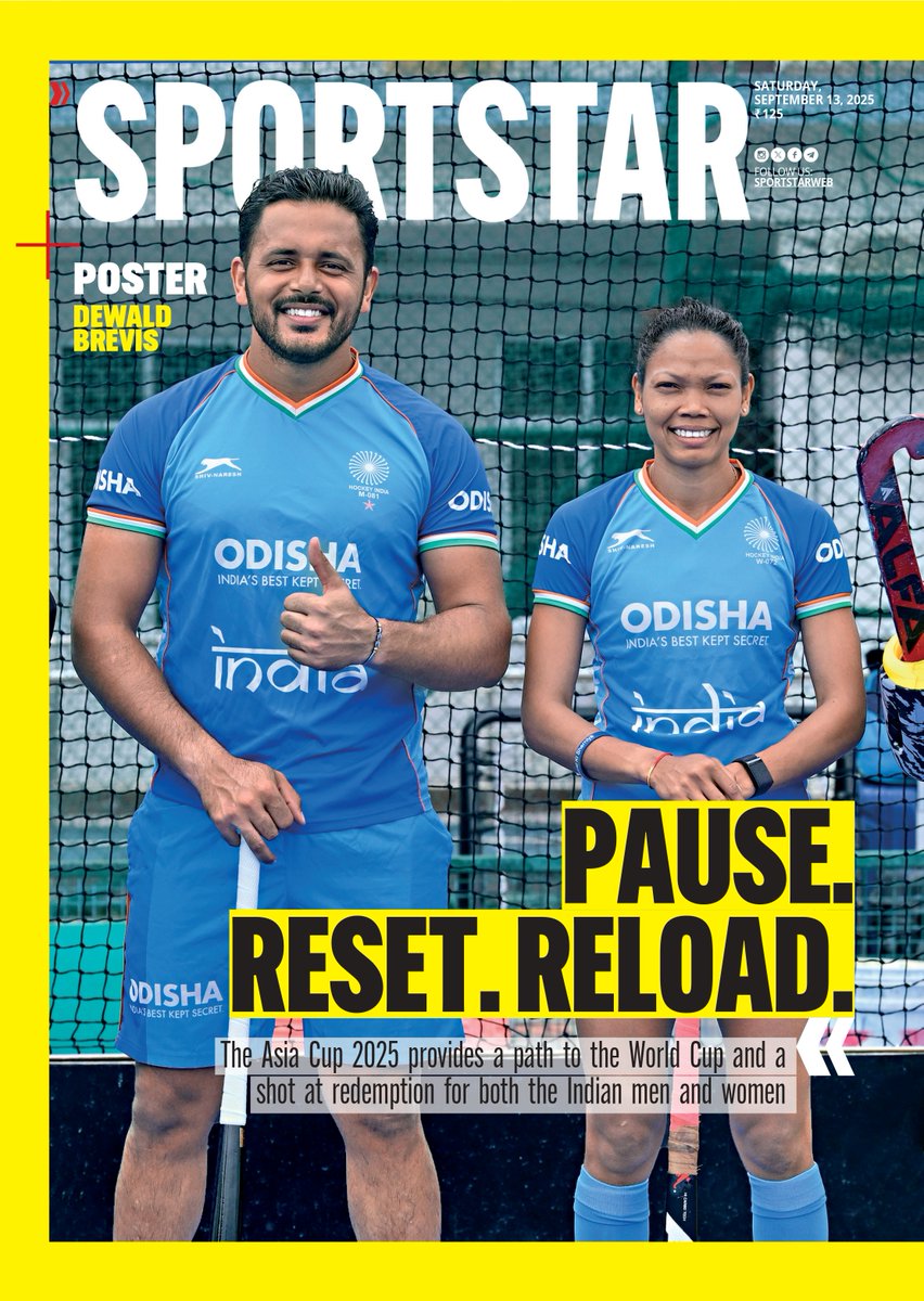 The latest ꜱᴘᴏʀᴛꜱᴛᴀʀ edition will be out on stands this weekend! 🔖 

🏑 COVER: Hockey Asia Cup offers World Cup ticket to Indian men and women
🏏 ANALYSIS: India's squad for Asia Cup 
🖊️TRIBUTE: Dr. Vece Paes
👟REVIEW: National Inter-State Athletics Championships
⭐️