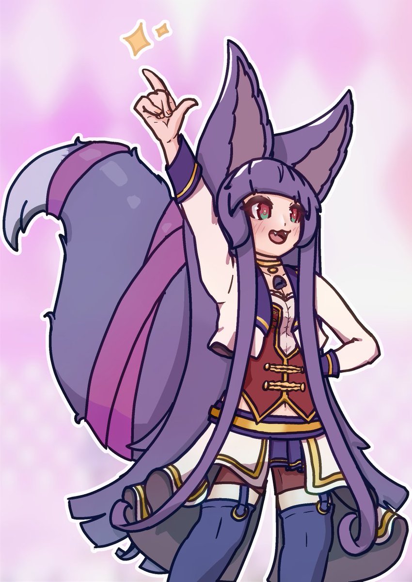 It's your beloved fox!!!
Be sure to cheer her on!!

#GranblueFantasy #NiiemsRKGK