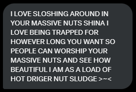 Reduced to cum and this is all this slut can think about~ Pathetic jizzstain~