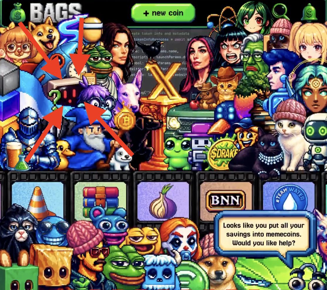 Everything is happening on <a href="/BagsApp/">BAGS</a>.

My first bag added from the ecosystem:

#MEMEPUTER | <a href="/memeputer/">memeputer</a> 

AI, memeability, doxxed dev, burns and the flywheel. 

I’m loading up more Memeputer and looking to bag a couple more bags. 

Which project has the tech, team and community for