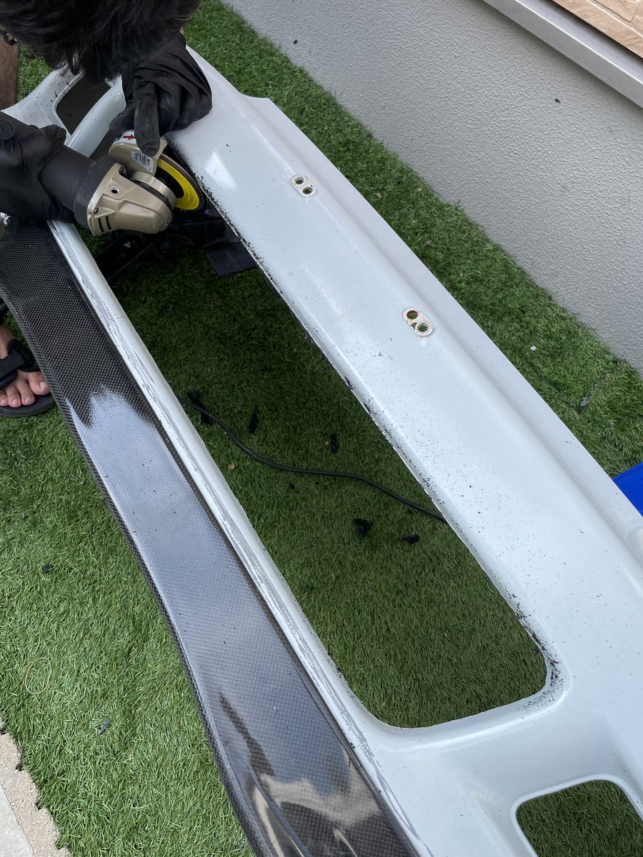 カスタムバンパー作り