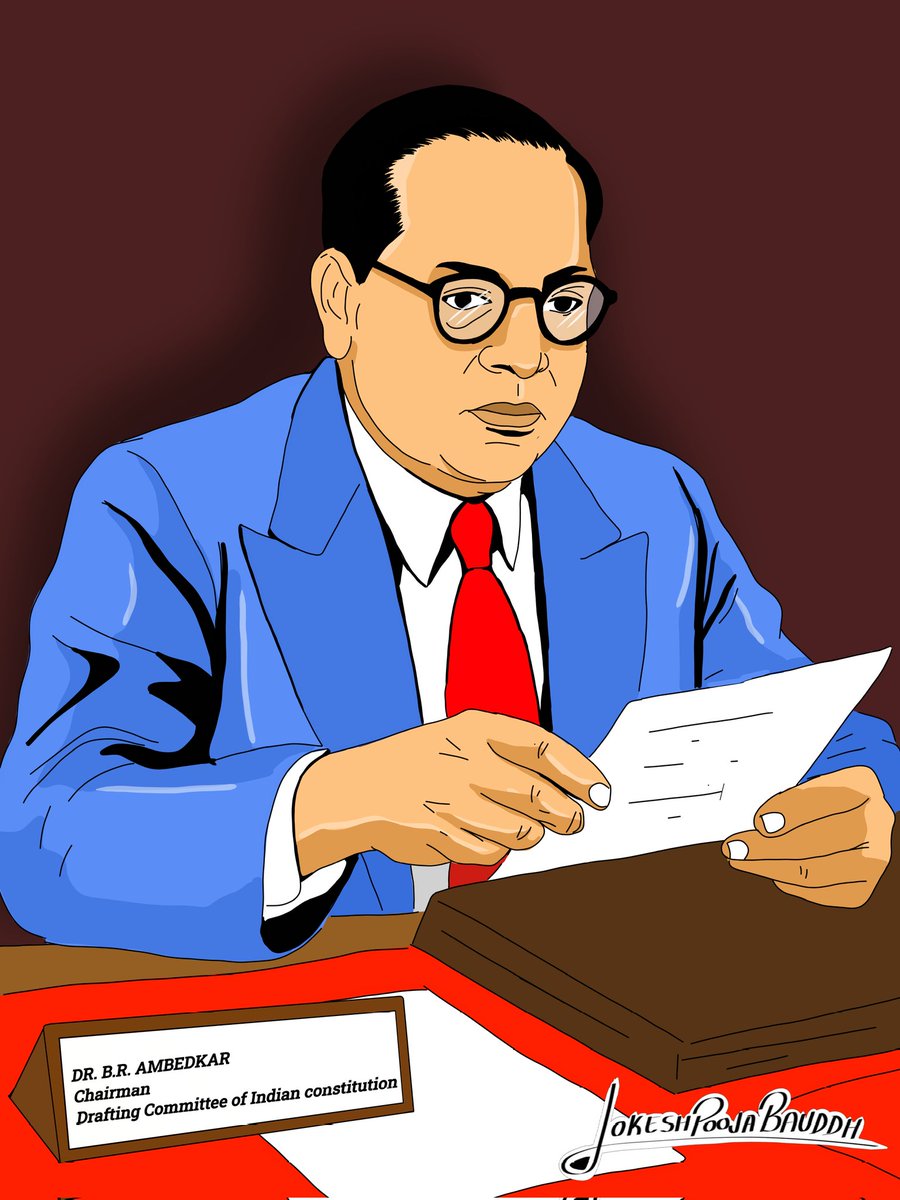 LOKESH POOJA BAUDDH (Artist) (@lokesh_pooja05) on Twitter photo Dr Babasaheb Ambedkar,
father of modern, democratic and constitutional India
On this day, 29 August 1947, 
Dr. #BabasahebAmbedkar was appointed Chairman of the drafting Committee of the Constituent Assembly of India. 
#KalaSeKranti
#JaiBhim Dr Babasaheb Ambedkar,
father of modern, democratic and constitutional India
On this day, 29 August 1947, 
Dr. #BabasahebAmbedkar was appointed Chairman of the drafting Committee of the Constituent Assembly of India. 
#KalaSeKranti
#JaiBhim