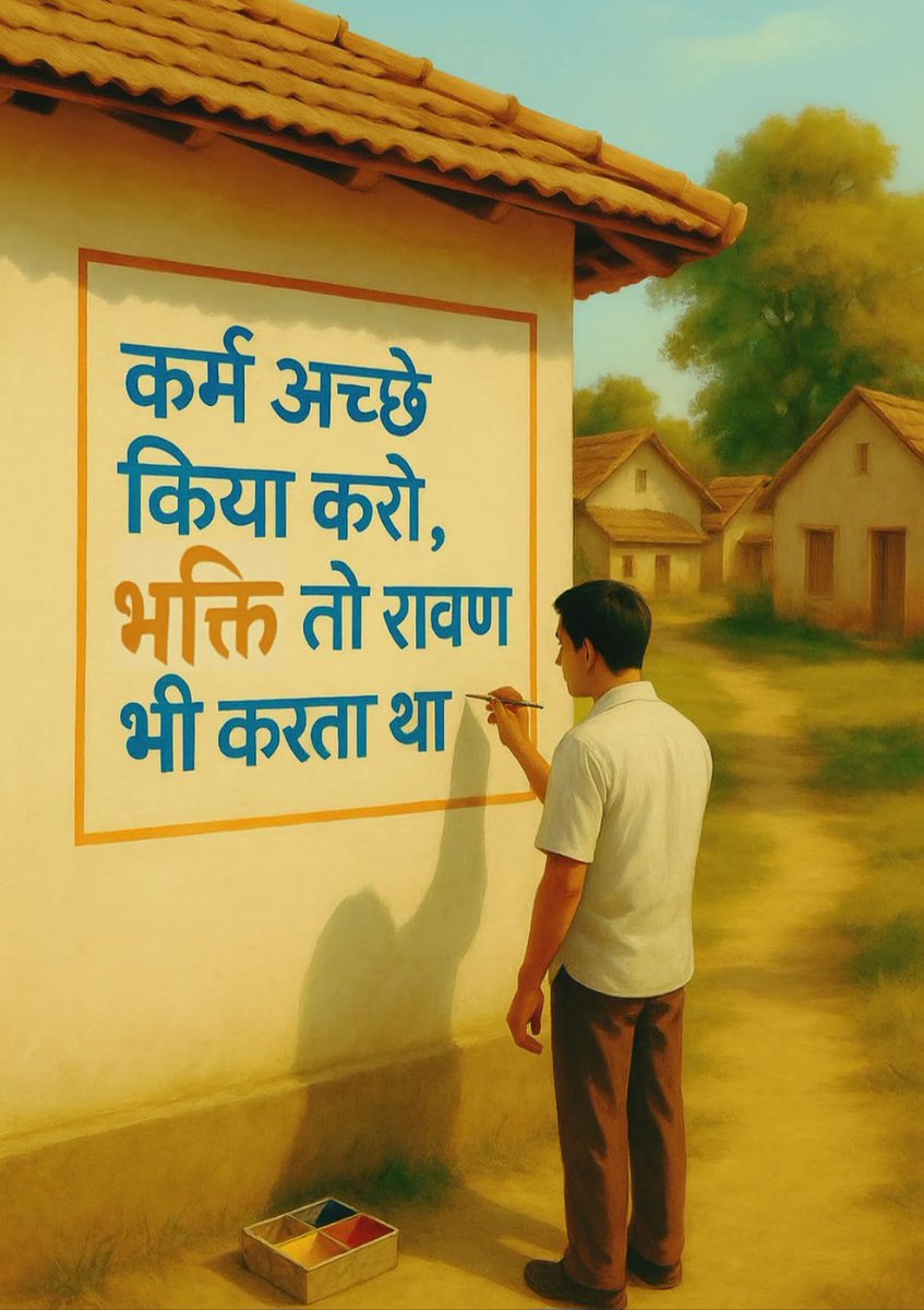 रूप व रूपये पर घमंड  कैसा ये कभी भी साथ  नही देता
जय श्री सालसर महाराज की🙏🙏