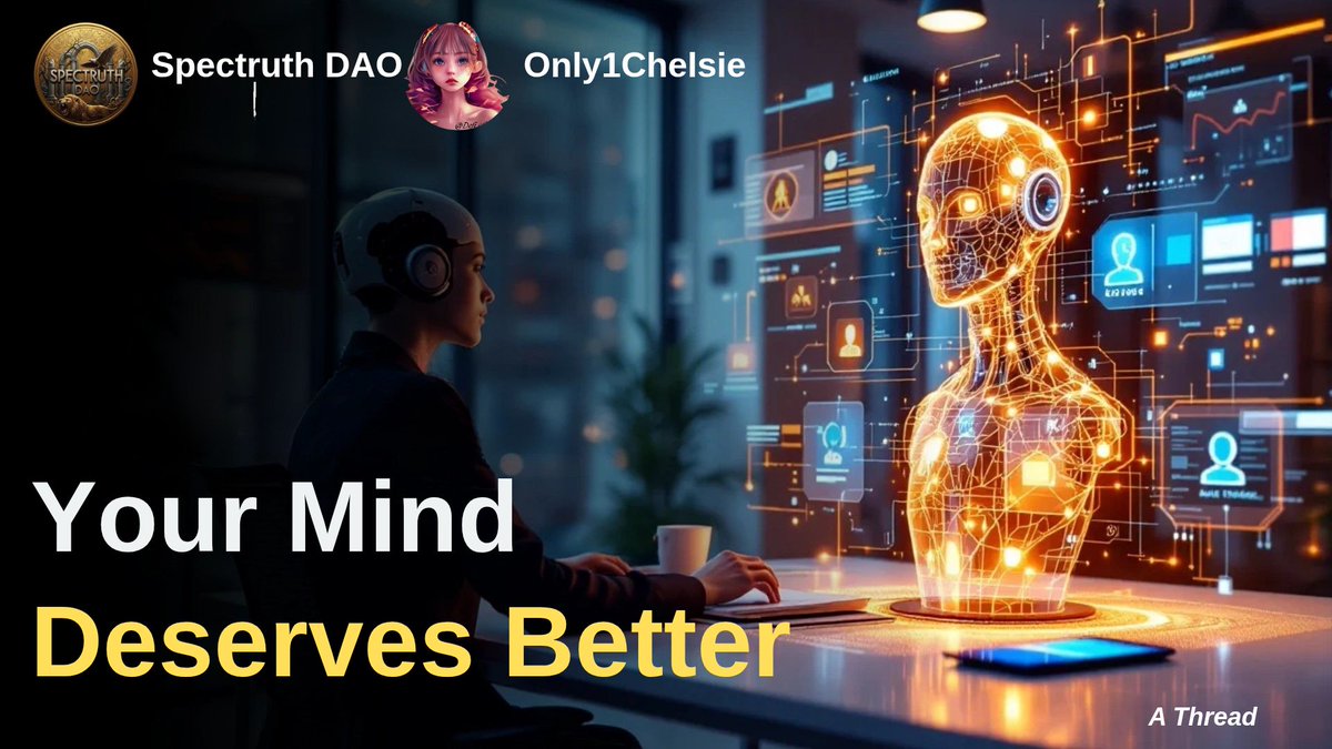 Only1Chelsie's tweet image. Your mind is carrying scars

Yet the system meant to heal it?

→ Outdated
→ Fragmented
→ Clinical

That’s why 312M people suffered from PTSD in 2025 alone.

So a collective of scientists, healers, and disruptors saw the cracks...

And built @SpectruthAI  a decentralized…