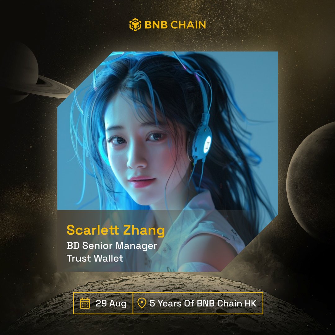 Scarlett Zhang, Senior BD Manager at Trust Wallet