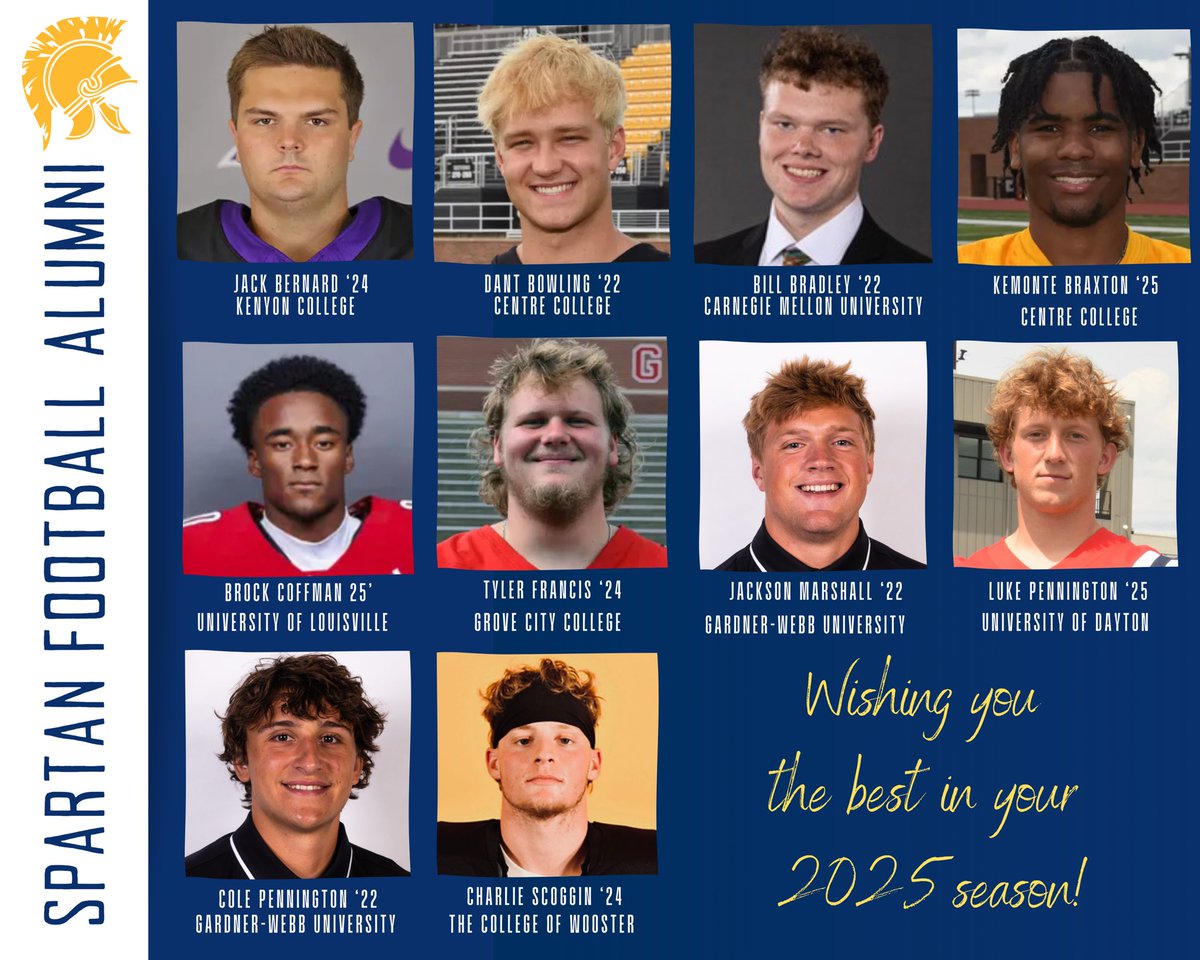 Bring Home Your Shield! <a href="/lexsayrefb/">Sayre Football</a> is proud of our <a href="/sayrespartans/">Sayre Spartans</a> football alumni!! #corevalues