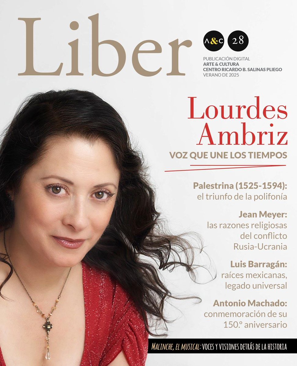 Murió Lourdes Ambriz, gran soprano mexicana. La revista Liber le rindió un homenaje recientemente. Comparto el ensayo de Sergio Vela, en el que recapitula sobre la trayectoria de Ambriz y la relación profesional entre ambos. D. e. p. 
is.gd/xmNGx6
<a href="/arteculturacrsp/">Arte & Cultura del Centro Ricardo B Salinas Pliego</a>