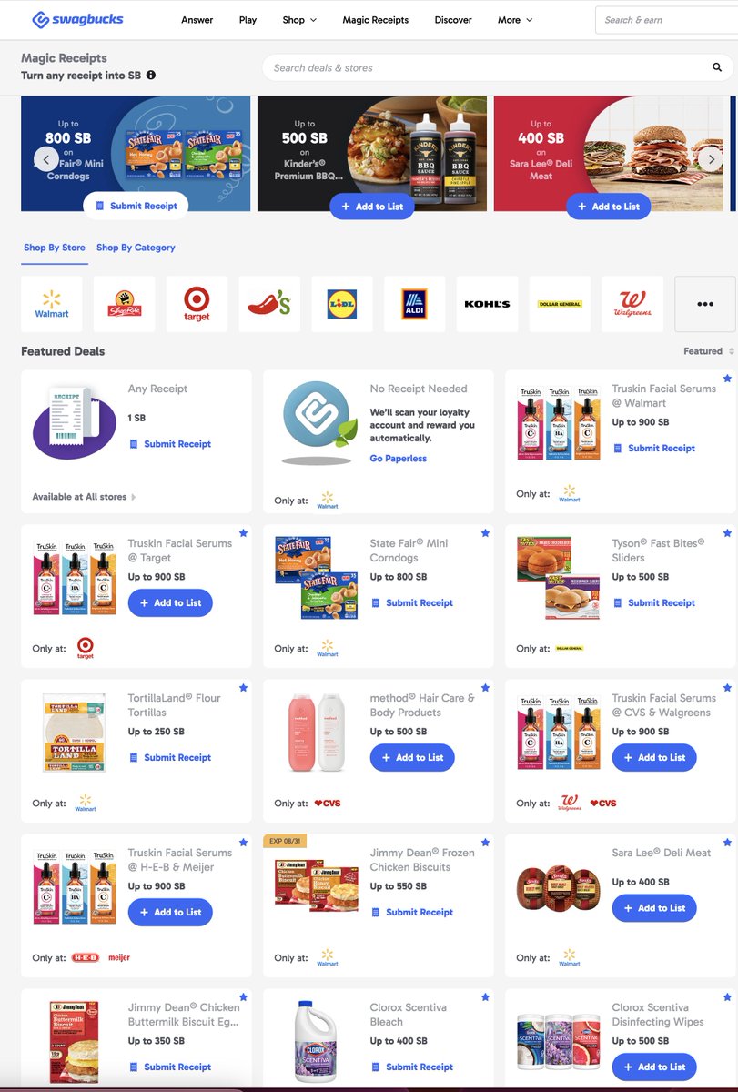 U can get #free gift cards for discovering things online with #Swagbucks  Use link to try it out
swagbucks.com/profile/CashWi…