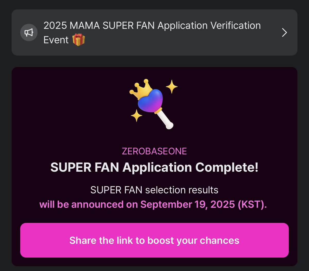 lai_smy's tweet photo. 🌟MAMA Super Fans Application just started! 🌟🔥🔥❤️

https://t.co/6Tr68mziHq

#MAMA슈퍼팬 #MAMASUPERFAN https://t.co/744v8mCFYx