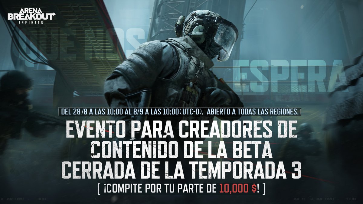 ¡Demuestra tus habilidades!

A partir del 28/8, ofrecemos 100 cupos de premio para creadores que destaquen el Servidor de Prueba de T3 con contenido atractivo en YouTube y TikTok.

Cómo participar:

Únete al Servidor de Prueba de T3 y explora el contenido de la nueva temporada.