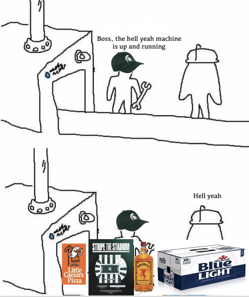 MSU football game day. It's finally here.  

Go Green.