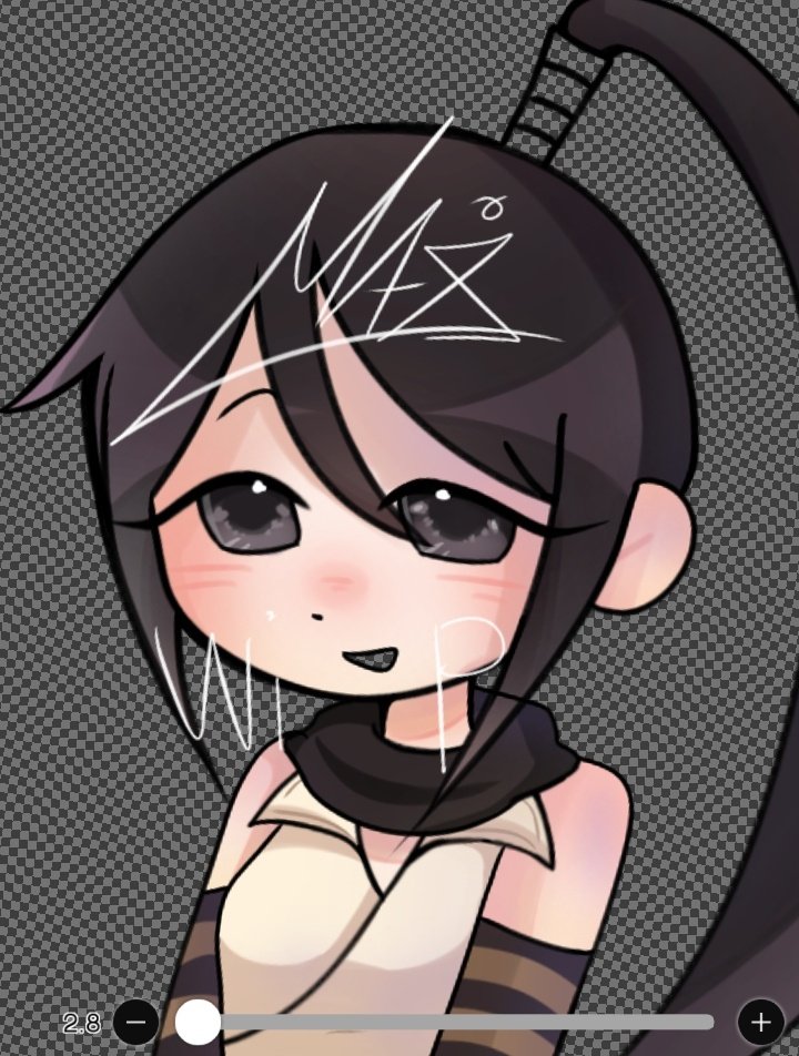 Maxiadoptz's tweet photo. Tsubaki wip ! 
#tsubaki #souleater #digitalart #wipart https://t.co/egQiQ7z2gg