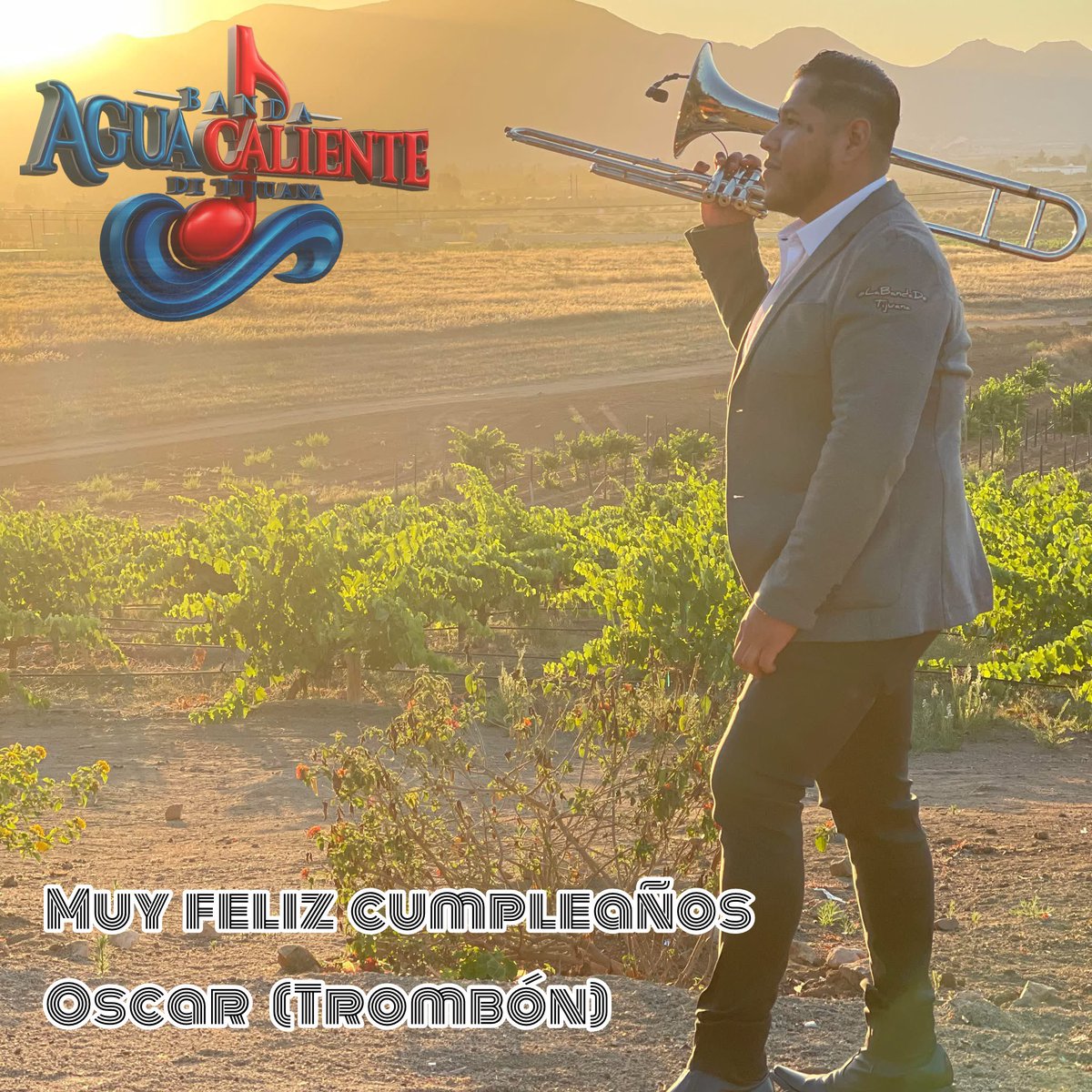 BAguaCaliente's tweet photo. Muy feliz cumpleaños Oscar, que este día sea y siga siendo especial, pásala de lo mejor, y que sigas cumpliendo muchos años más llenos de salud y en compañía también de tu familia de la #BandaAguaCaliente, #LaBandaDeTijuana, #BACdeTj, #LaQueSiEsDeTijuana!!! https://t.co/91hizJSlCa